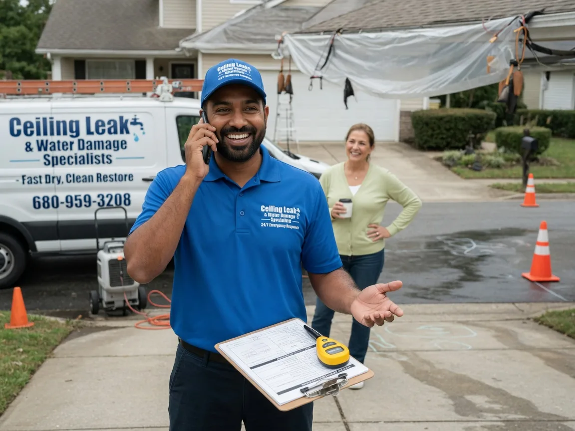 Ceiling Leak Cleanup Urbana, OH FAQs